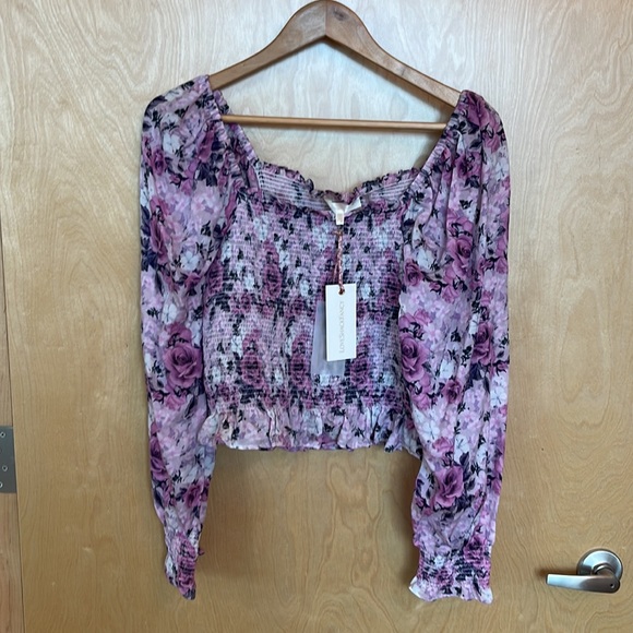 LoveShackFancy Russell Top in Sandy Pink Shores - Picture 5 of 7